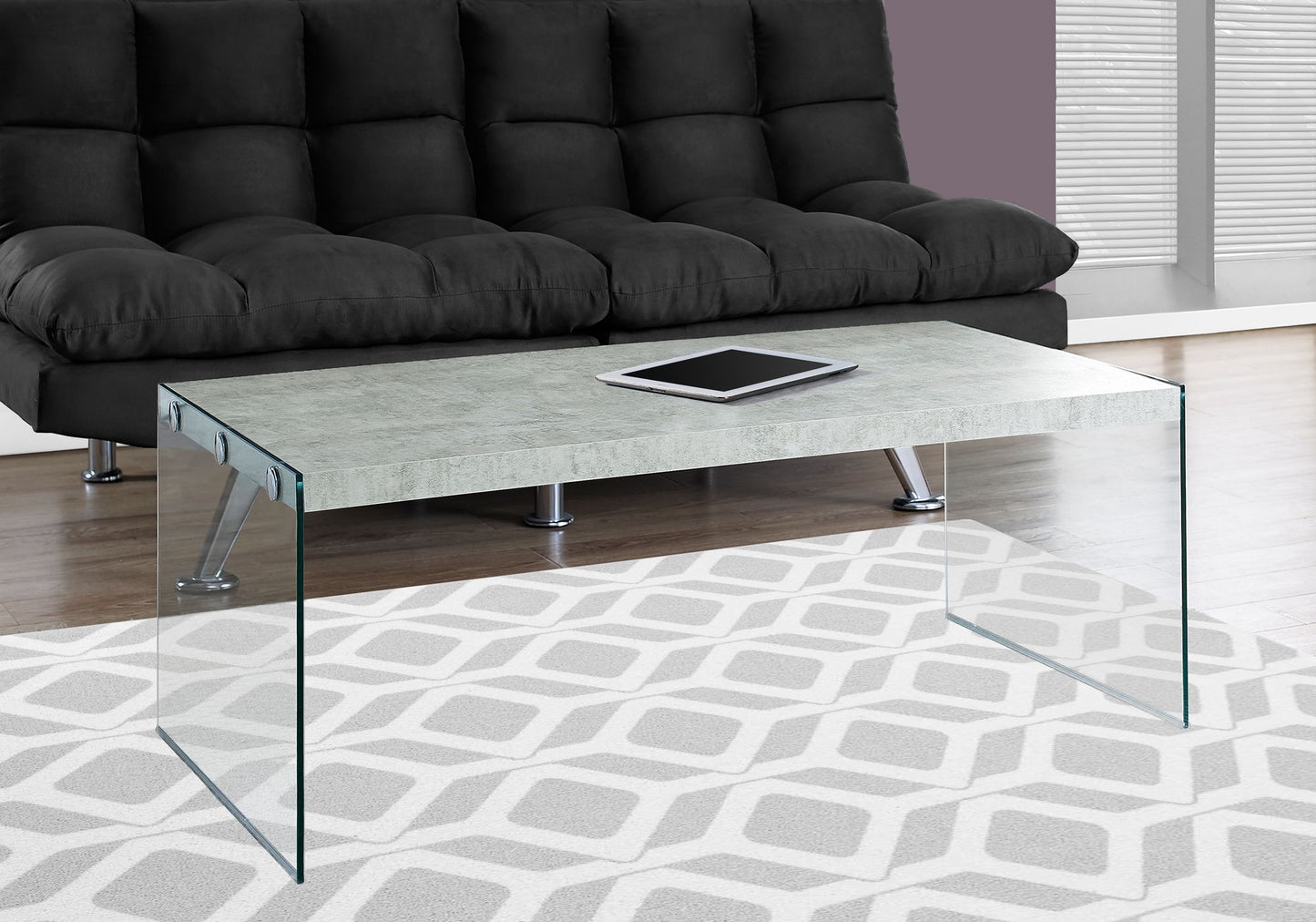 Table, Rectangular, Contemporary / Modern - Gray