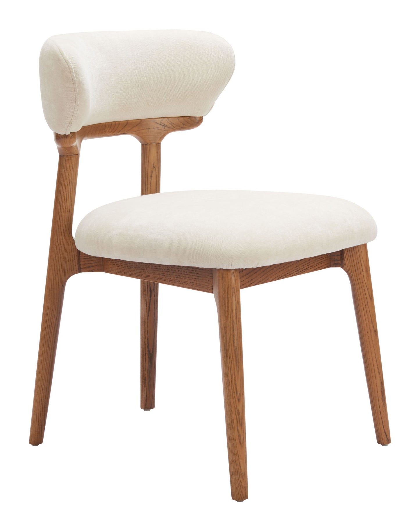 Cedar - Dining Chair (Set of 2) - White & Walnut