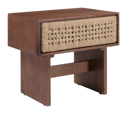 Amaria - Nightstand - Natural / Walnut