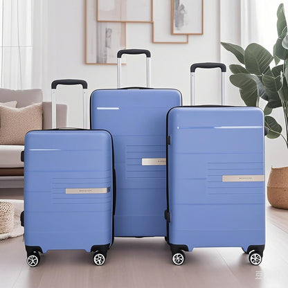 Hardshell Suitcase Double Spinner Wheels Luggage Sets, Lightweight With Tsa Lock, 3 Piece Set
