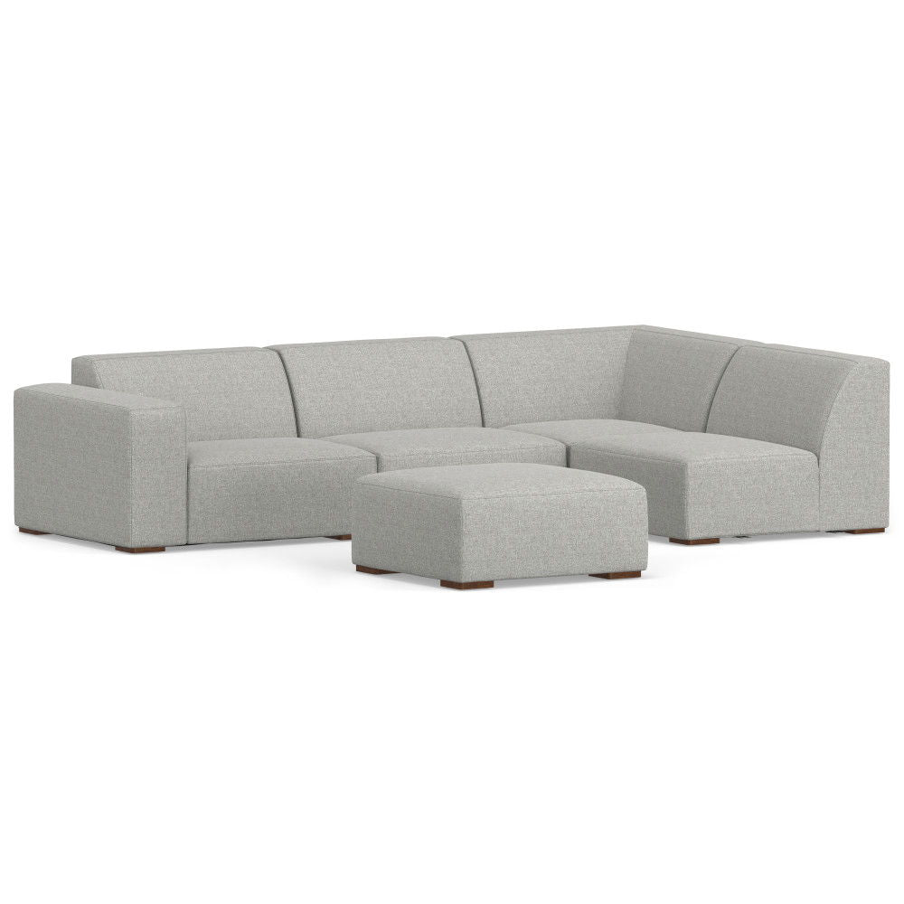 Rex - Handcrafted Sectional Sofa And Ottoman