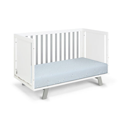 Livia - 3-in-1 Convertible Island Crib - White Frame