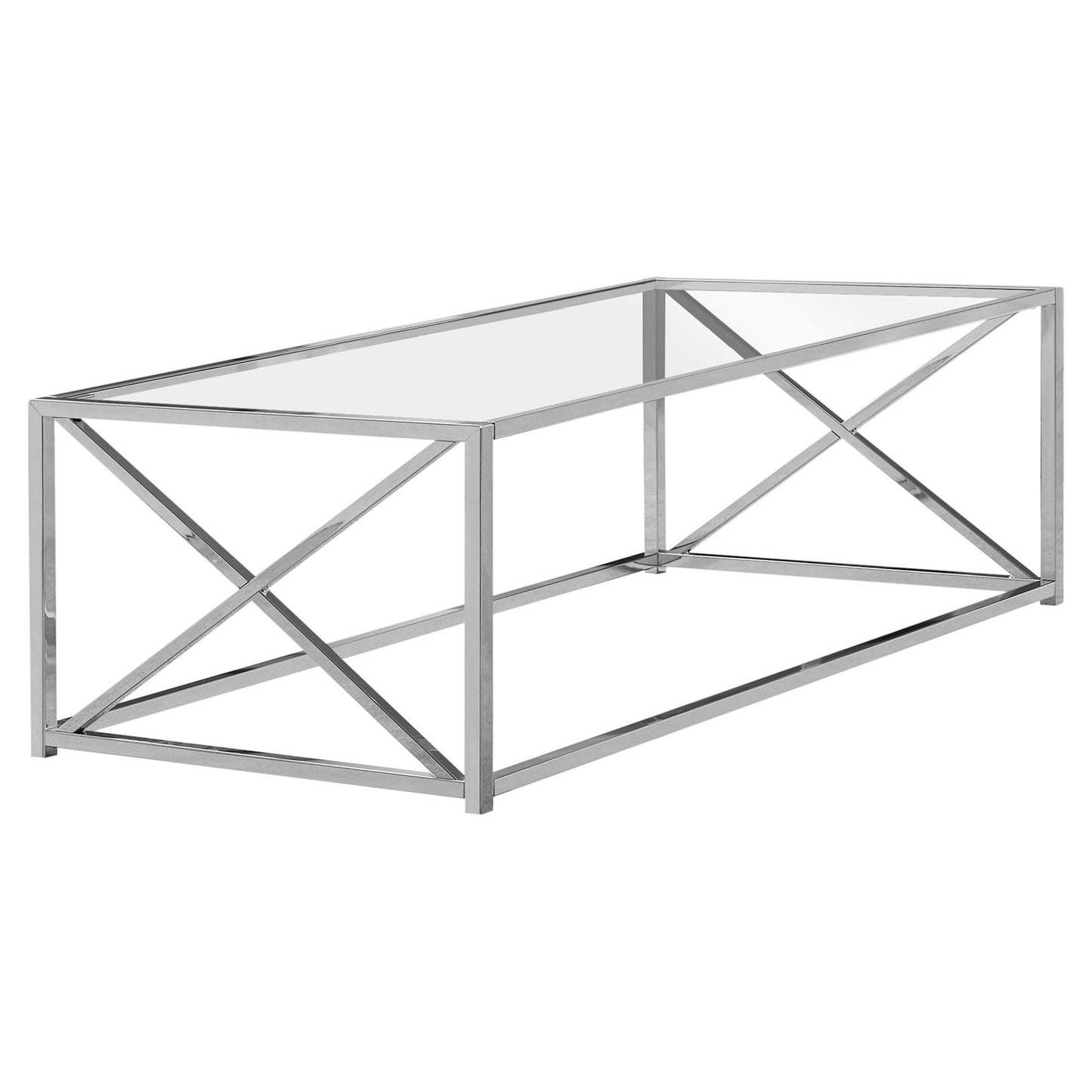 Table, Rectangular, Contemporary & Modern - Chrome