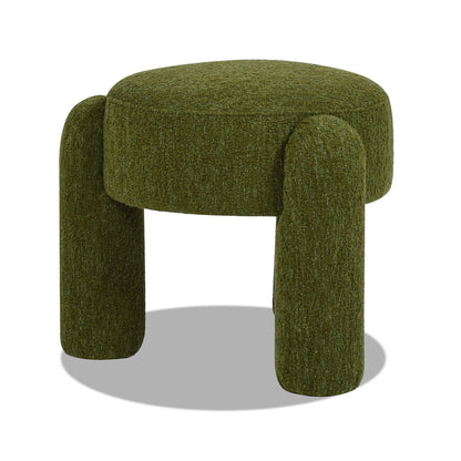 Hugo - Round Fully Upholstered Ottoman