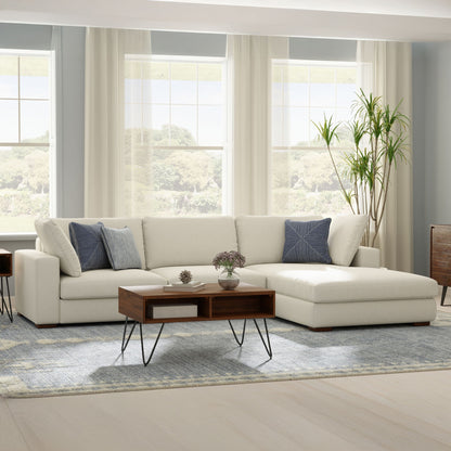 Charlie - Upholstered Deep Seater Sectional Sofa