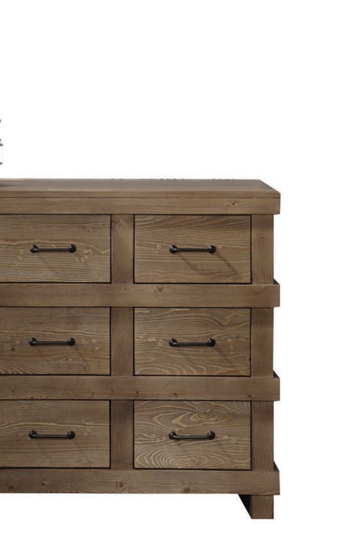 Adams - Anqtique Dresser - Brown Oak