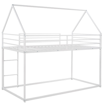 House Bunk Bed With Built In Ladder