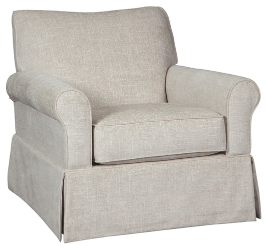 Searcy - Quartz - Swivel Glider Accent Chair