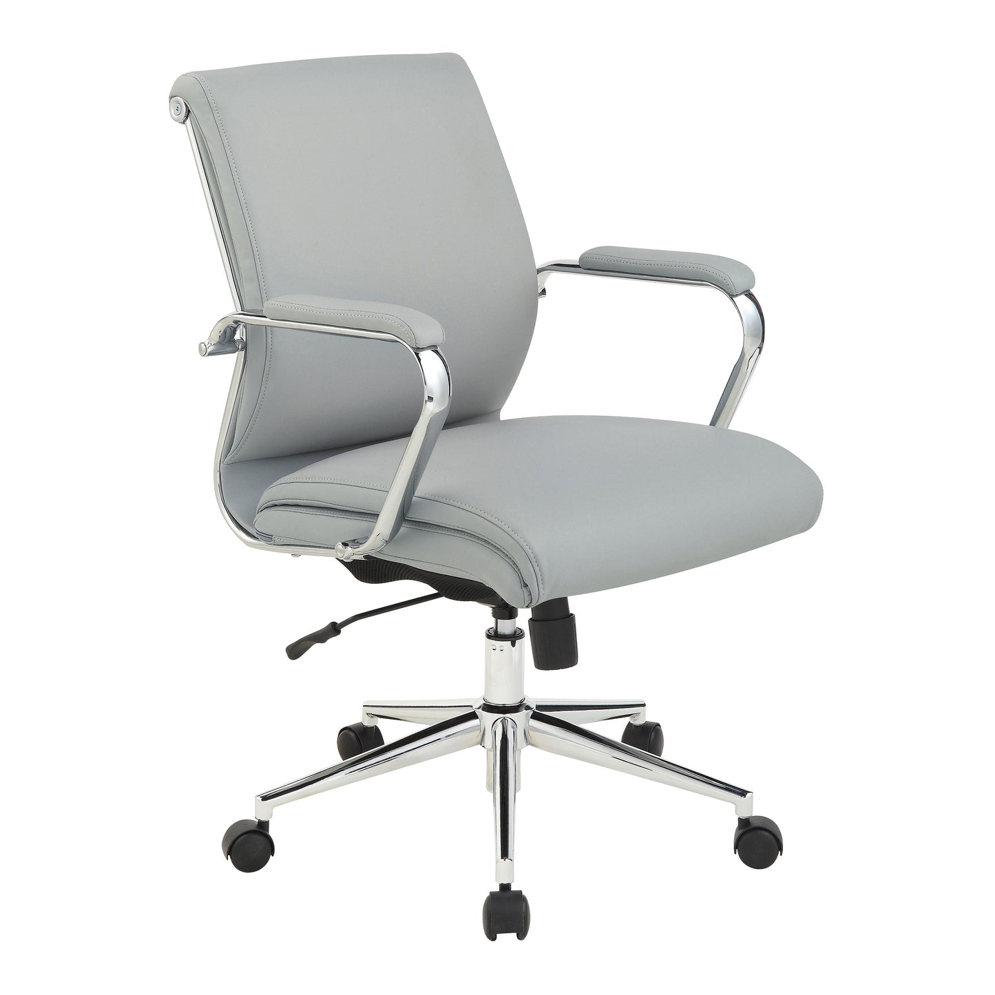 Mid Bk Silver Ion Technology Fabric Chair