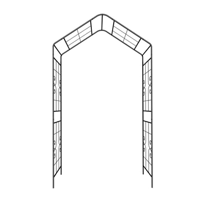 Garden Arch, Climbing Plants Support Outdoor - Black