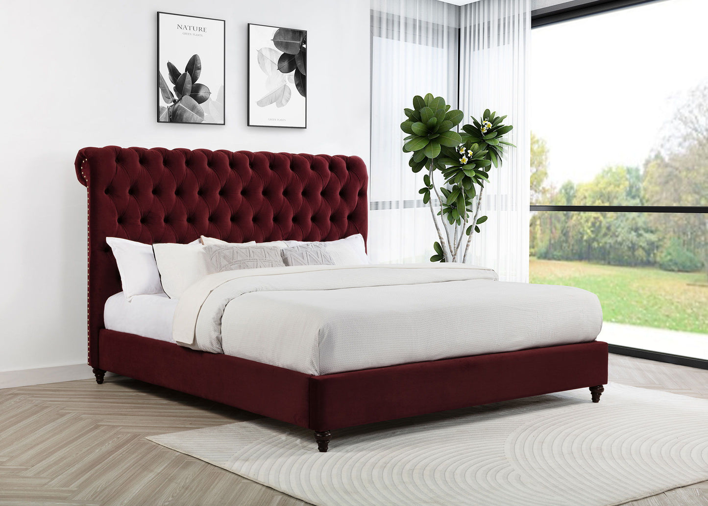 Devon - Upholstered Panel Bed