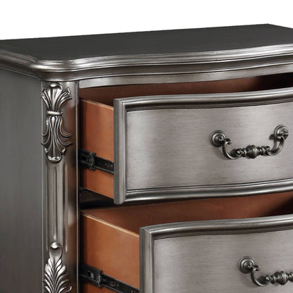 Ariadne - Nightstand - Antique Silver