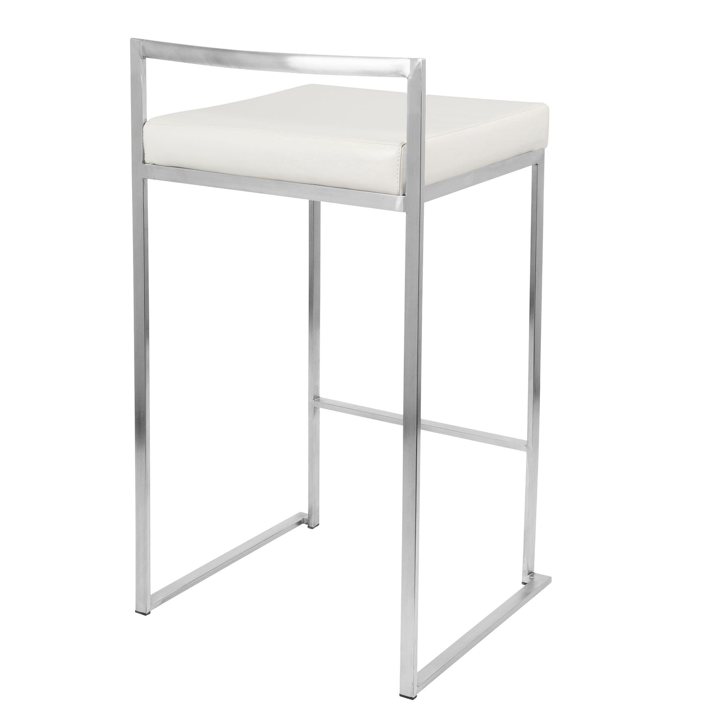 Fuji - Contemporary, Stackable Elegant Counter Stool (Set of 2)