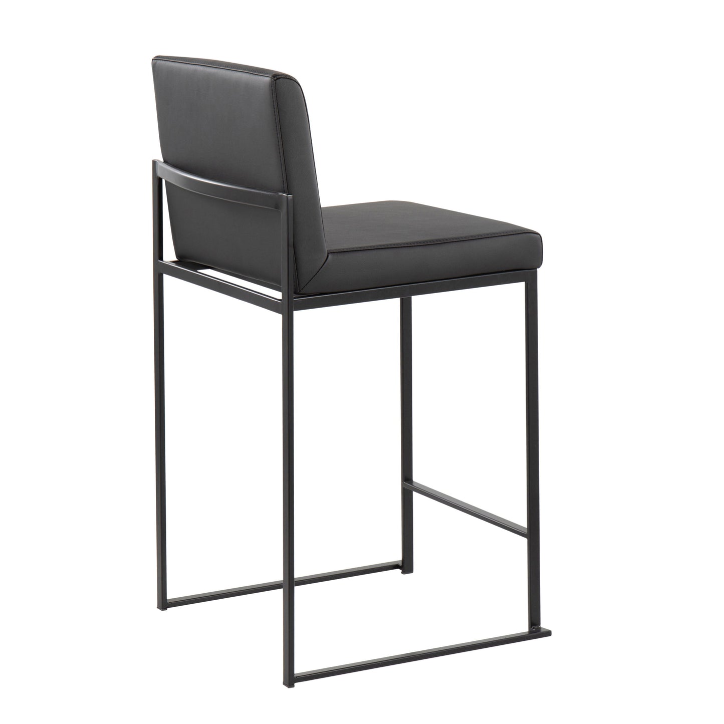 Fuji - Contemporary Modern Elegance, High Back Counter Stool