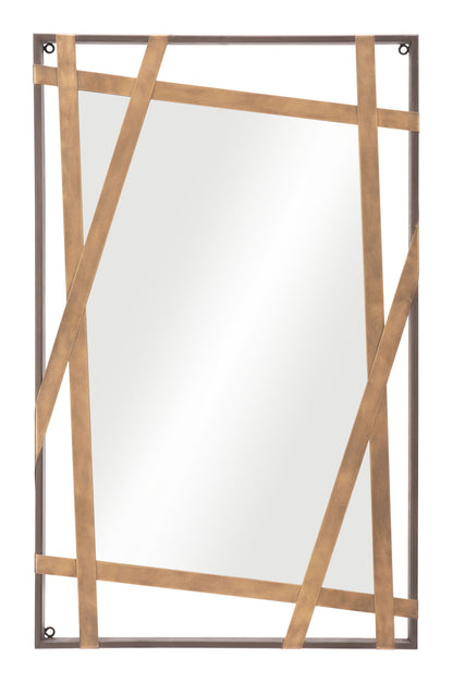 Tolix - Mirror - Antique Gold / Black