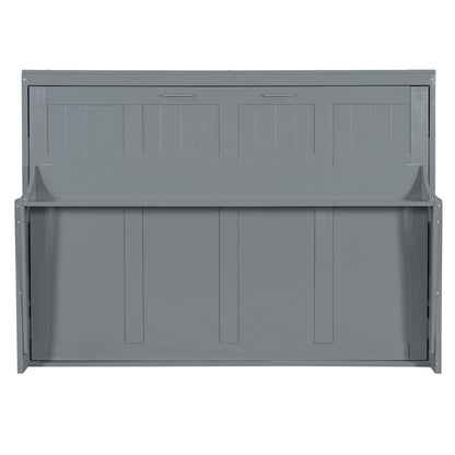 Murphy Bed With Hydraulic Lift & Desk Design