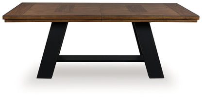 Chadworth - Brown / Black - Dining Extension Table