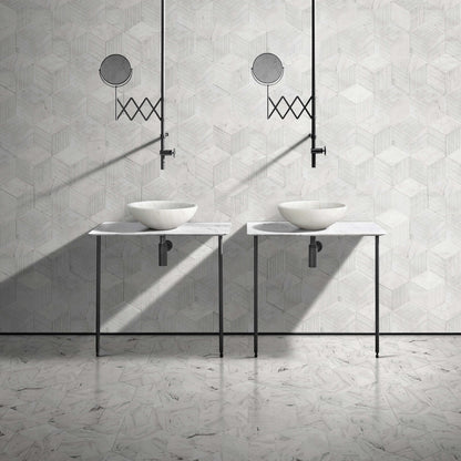 Bathroom Vessel Sink, Circular Design