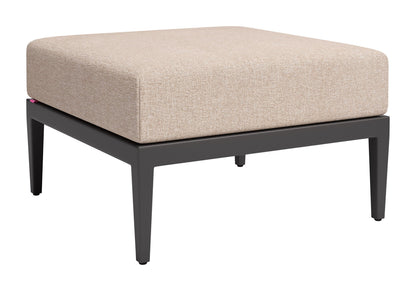 Foret - Ottoman - Beige / Black