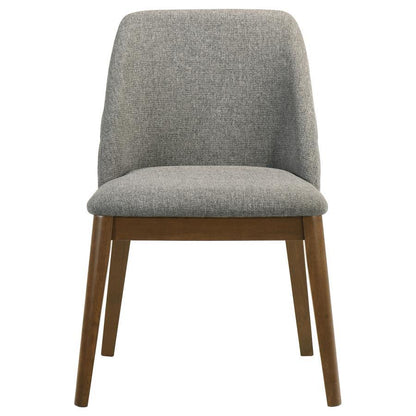 Franklin - Upholstered Dining Side Chair (Set of 2) - Gray