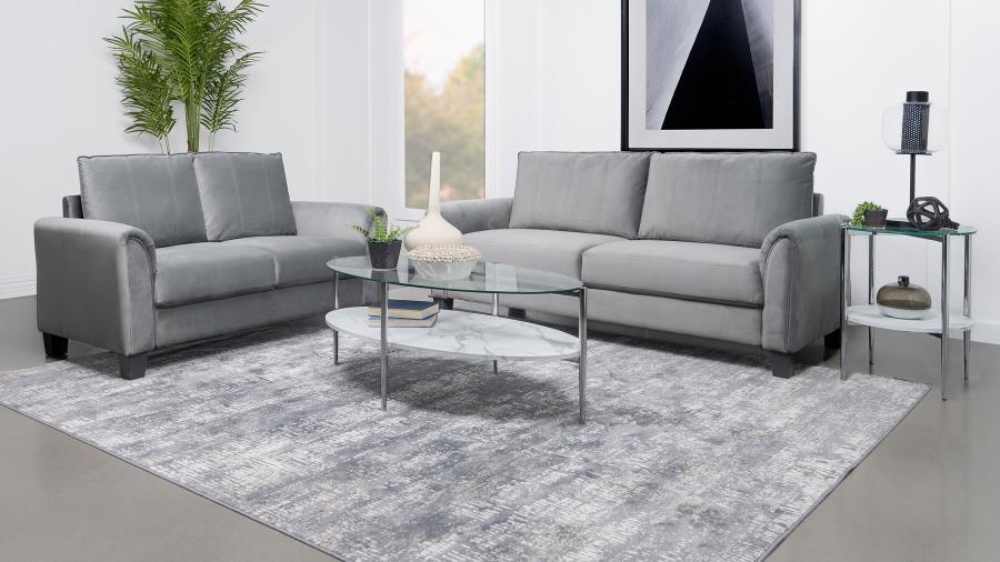 Davis - Upholstered Rolled Arm Sofa