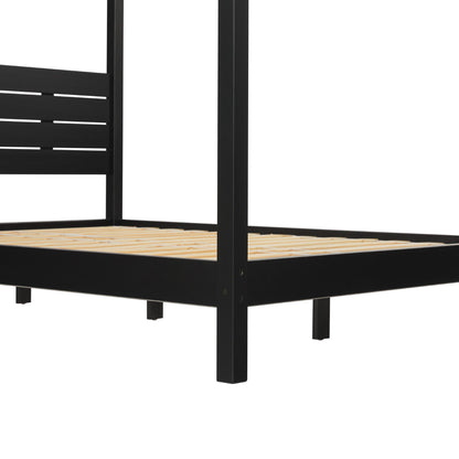 Canopy Bed Frame Modern Minimalist Boho