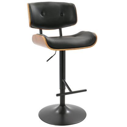 Lombardi - Mid Century Modern Adjustable Barstool