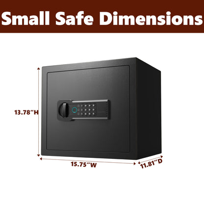 Home Safe, Fingerprint & Digital Keypad Lock, Security Cabinet
