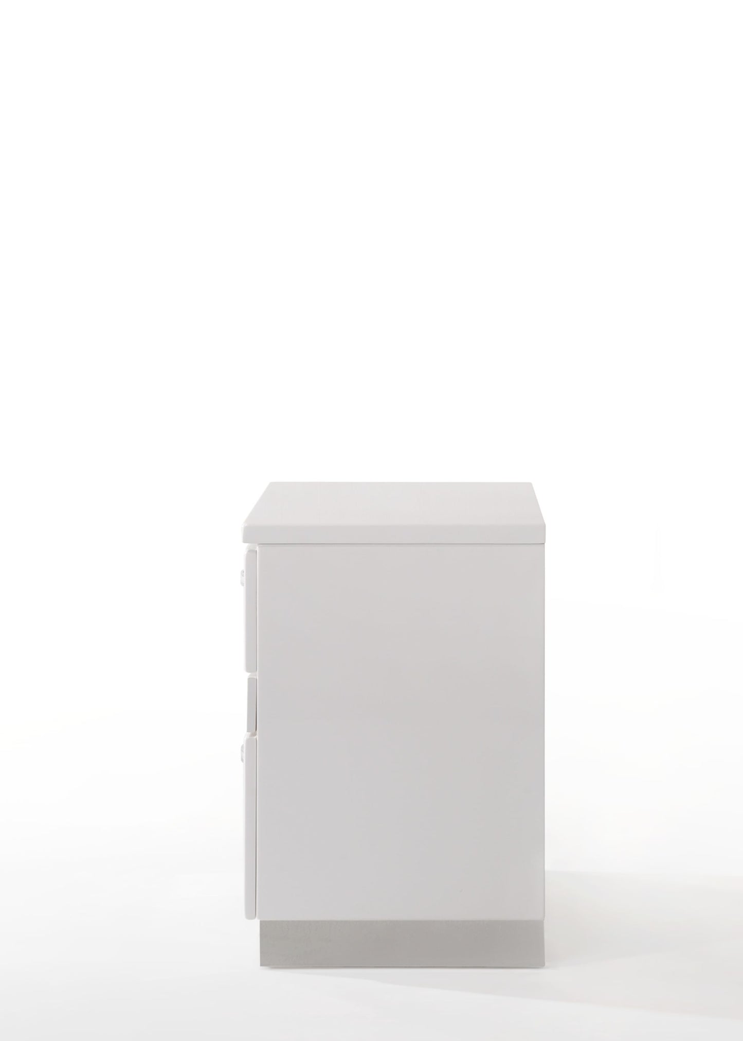 Naima II - High Gloss Nightstand - White