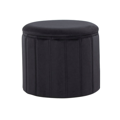 Lindsey - Contemporary / Glam Folding Storage Ottoman