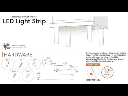 Cielden - Two-Tone - One Drawer Night Stand